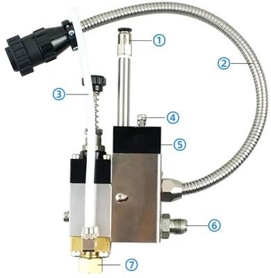 Hotmelt adhesive heating dispensing valve Hotmelt adhesive heating dispensing valve